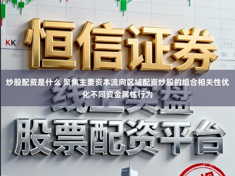 炒股配资是什么 聚焦主要资本流向区域配资炒股的组合相关性优化不同资金属性行为