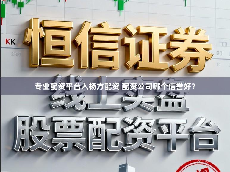 专业配资平台入杨方配资 配资公司哪个信誉好？