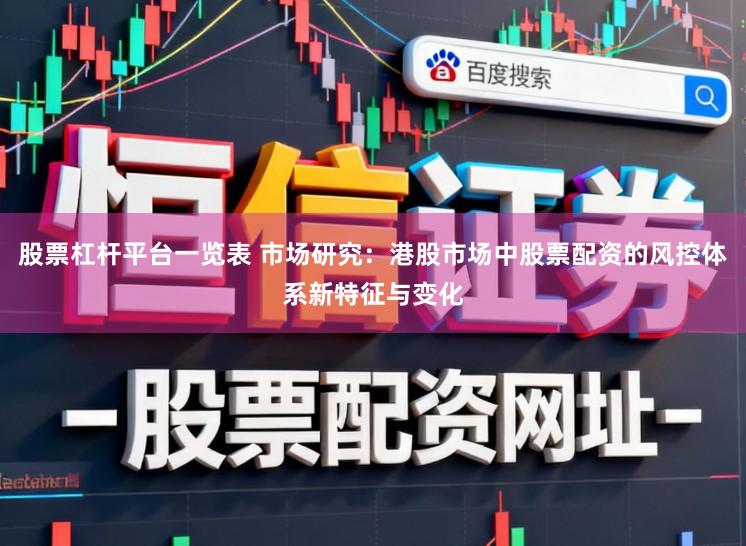 股票杠杆平台一览表 市场研究：港股市场中股票配资的风控体系新特征与变化